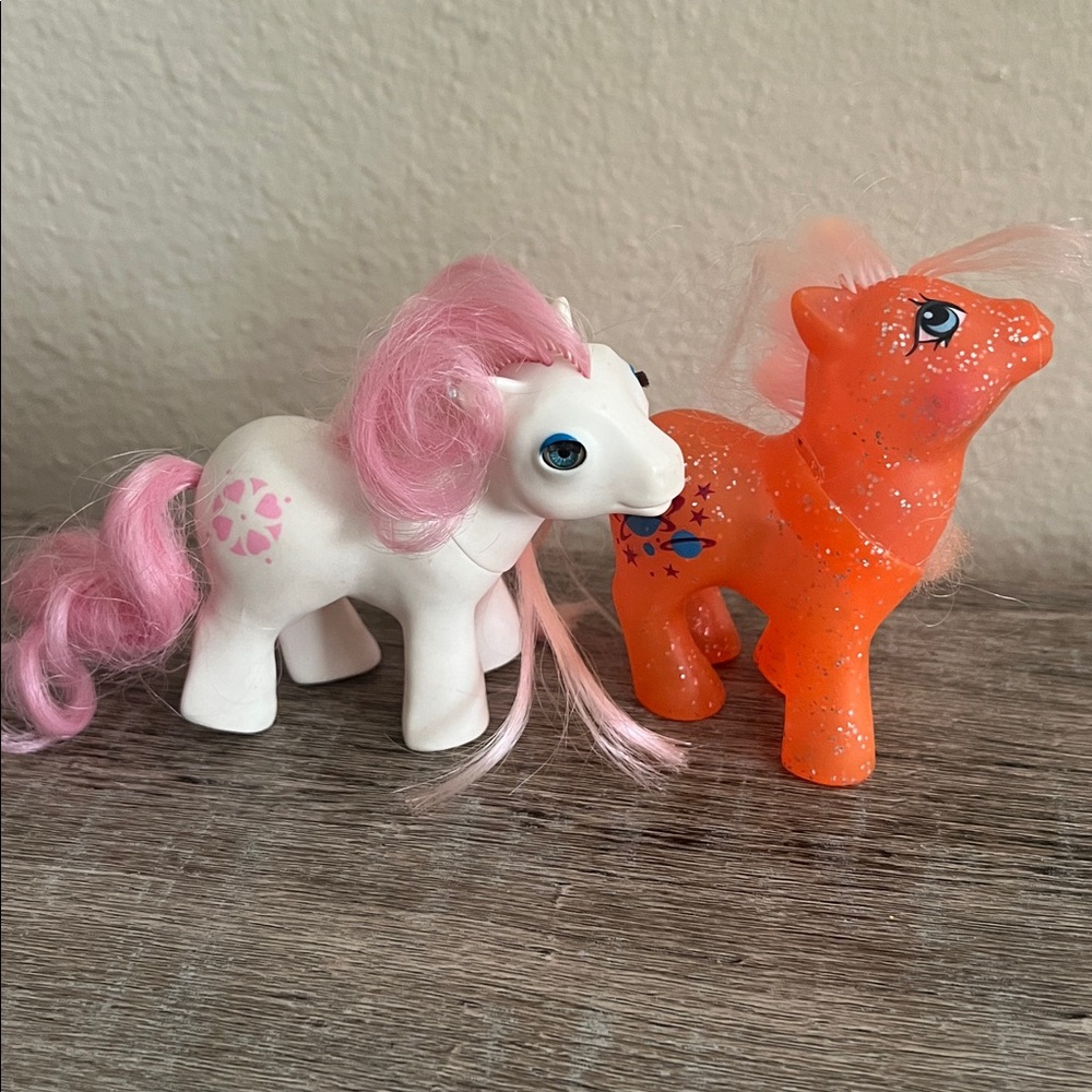 Vintage My Little Pony G1 Sundance Baby Beddy Bye Eyes and Baby North Star
